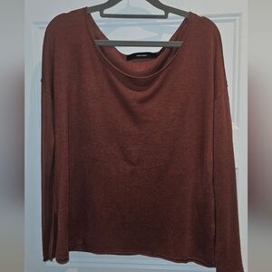 Vero Moda Rust Long Sleeve Top